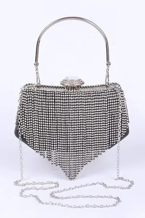 Shimmering Nightfall Fringe Crossbody Bag