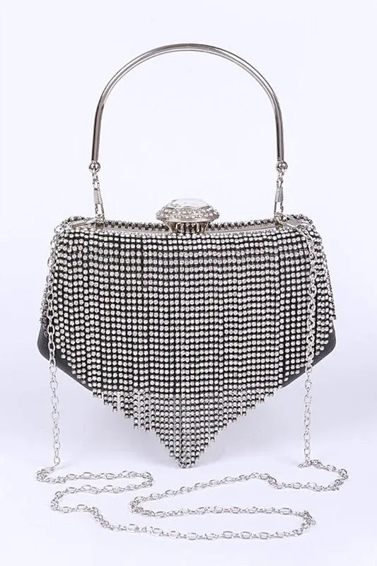 Shimmering Nightfall Fringe Crossbody Bag