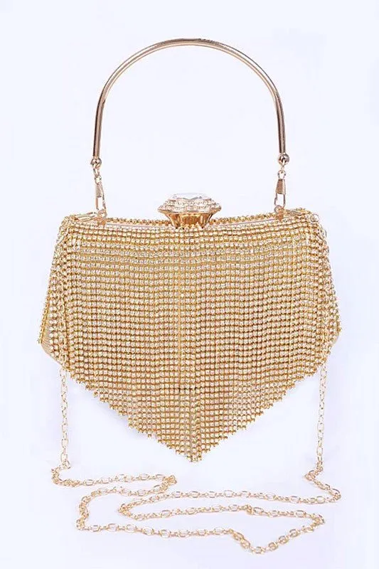 Shimmering Nightfall Fringe Crossbody Bag