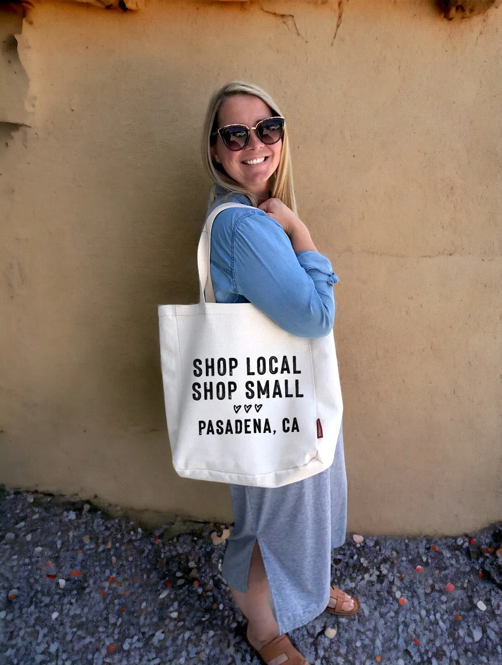 Shop Local Custom Tote Bag