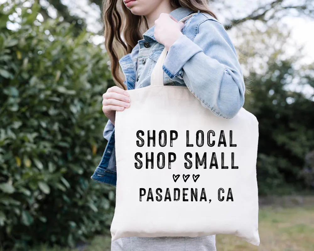 Shop Local Custom Tote Bag