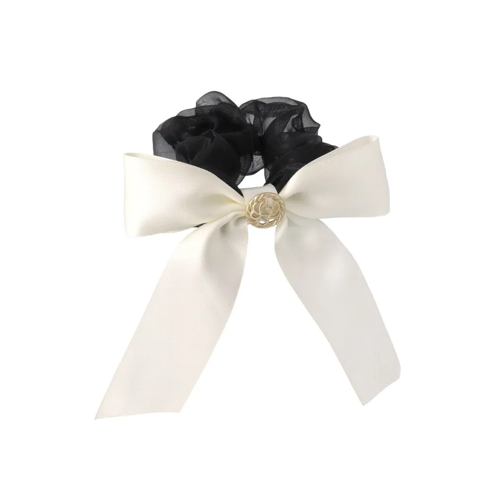 Sleek Bow Hair Scrunchie