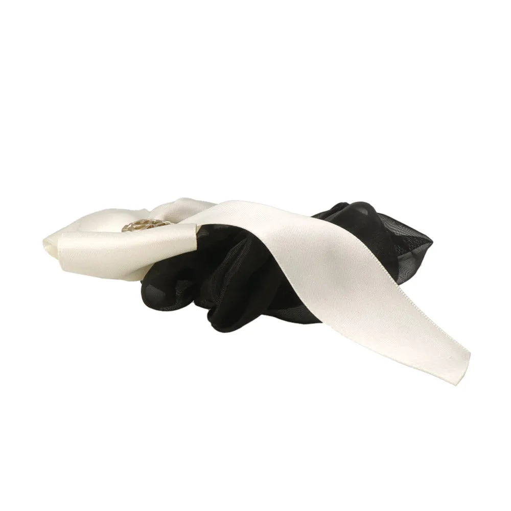 Sleek Bow Hair Scrunchie