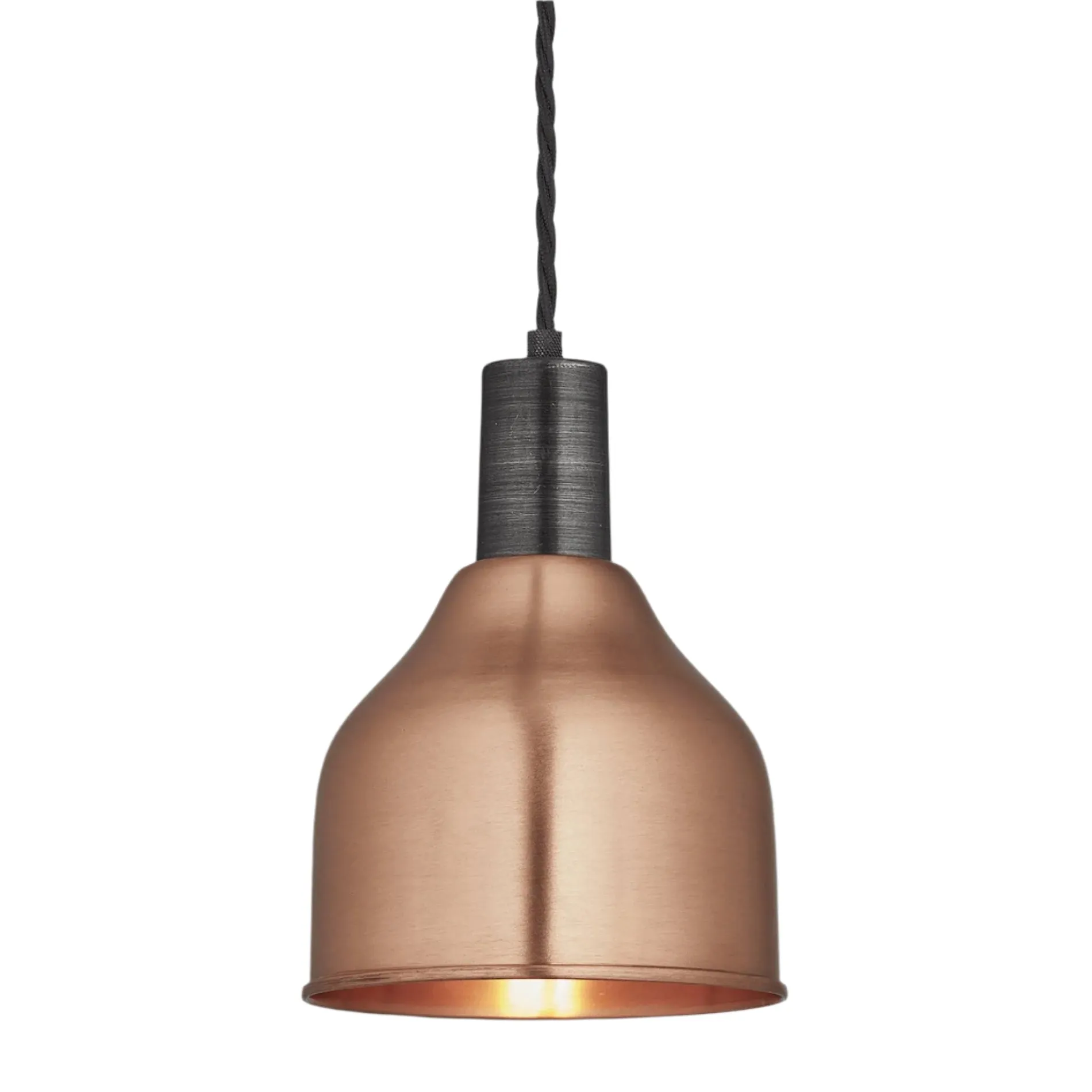 Sleek Cone Pendant - 7 Inch - Copper