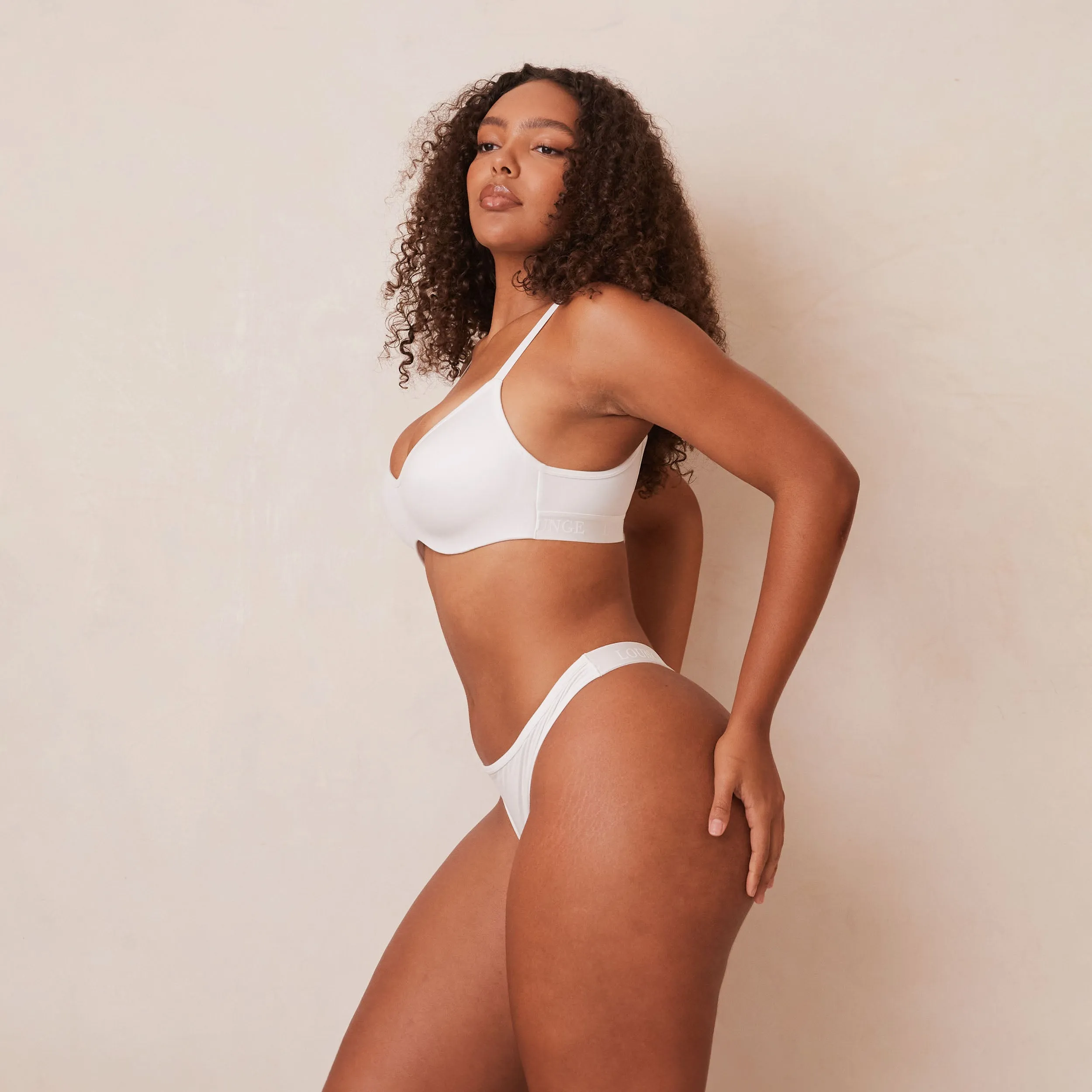 Sleek Mindful Bra  - White