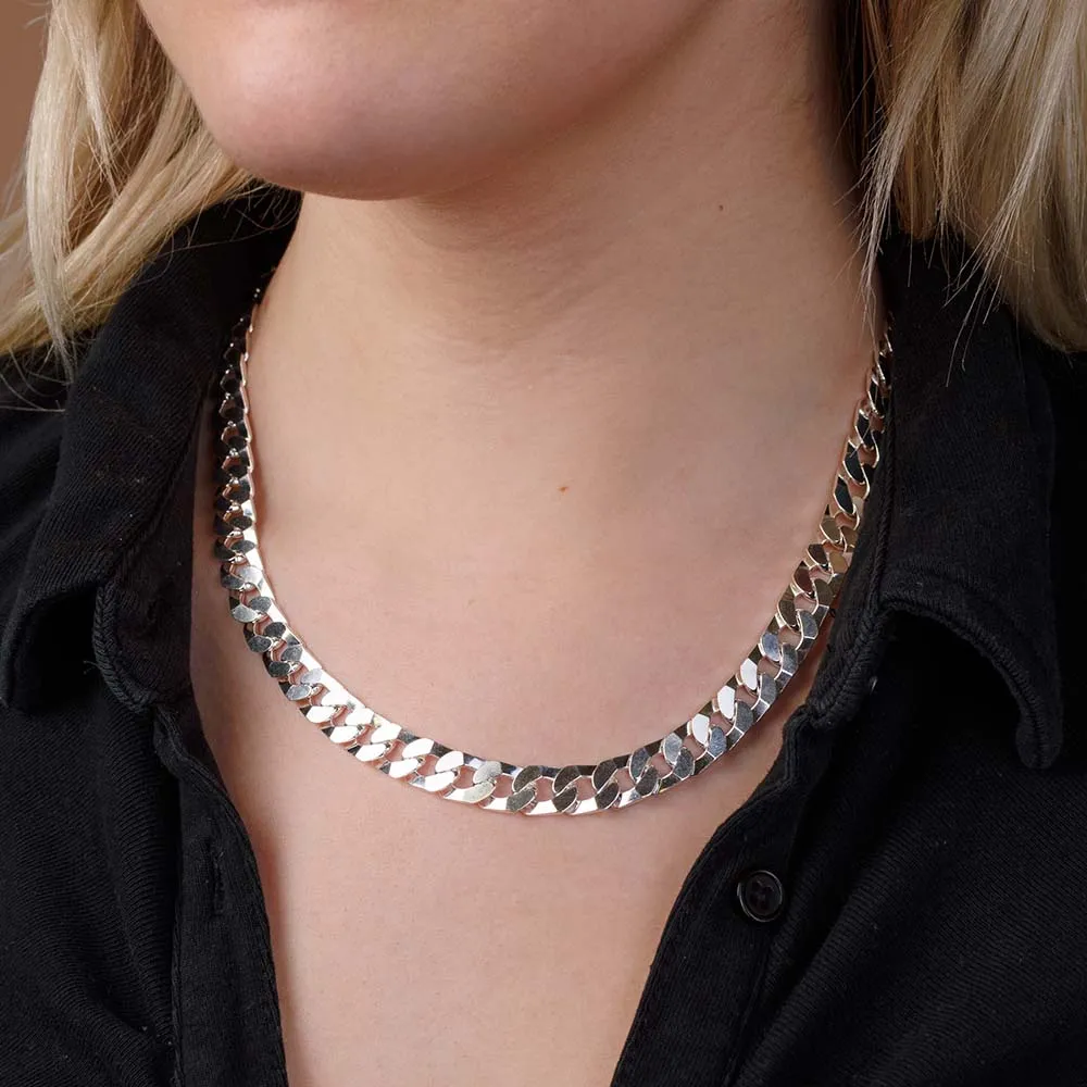 Sleek Square Curb Chain