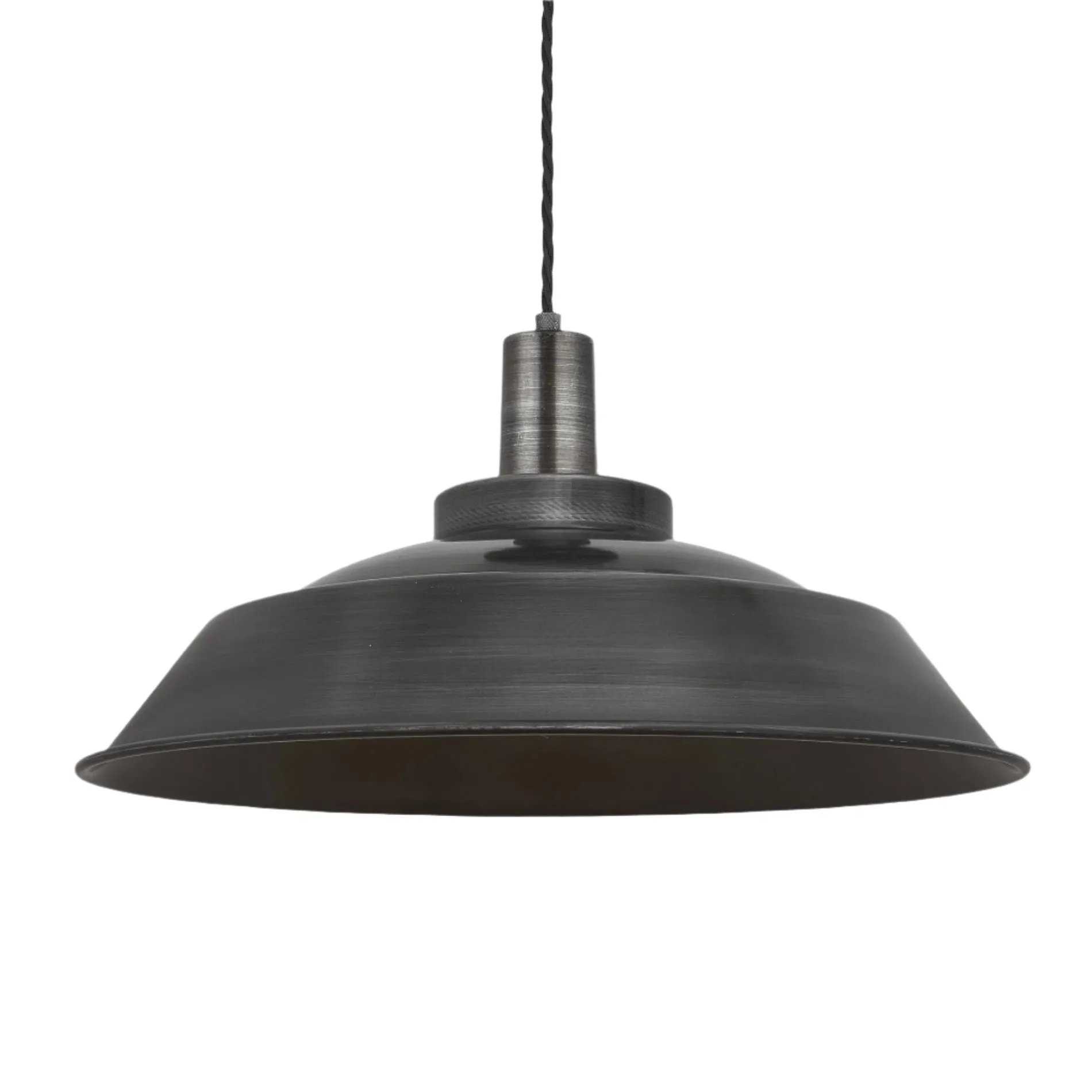 Sleek Step Pendant - 16 Inch - Pewter