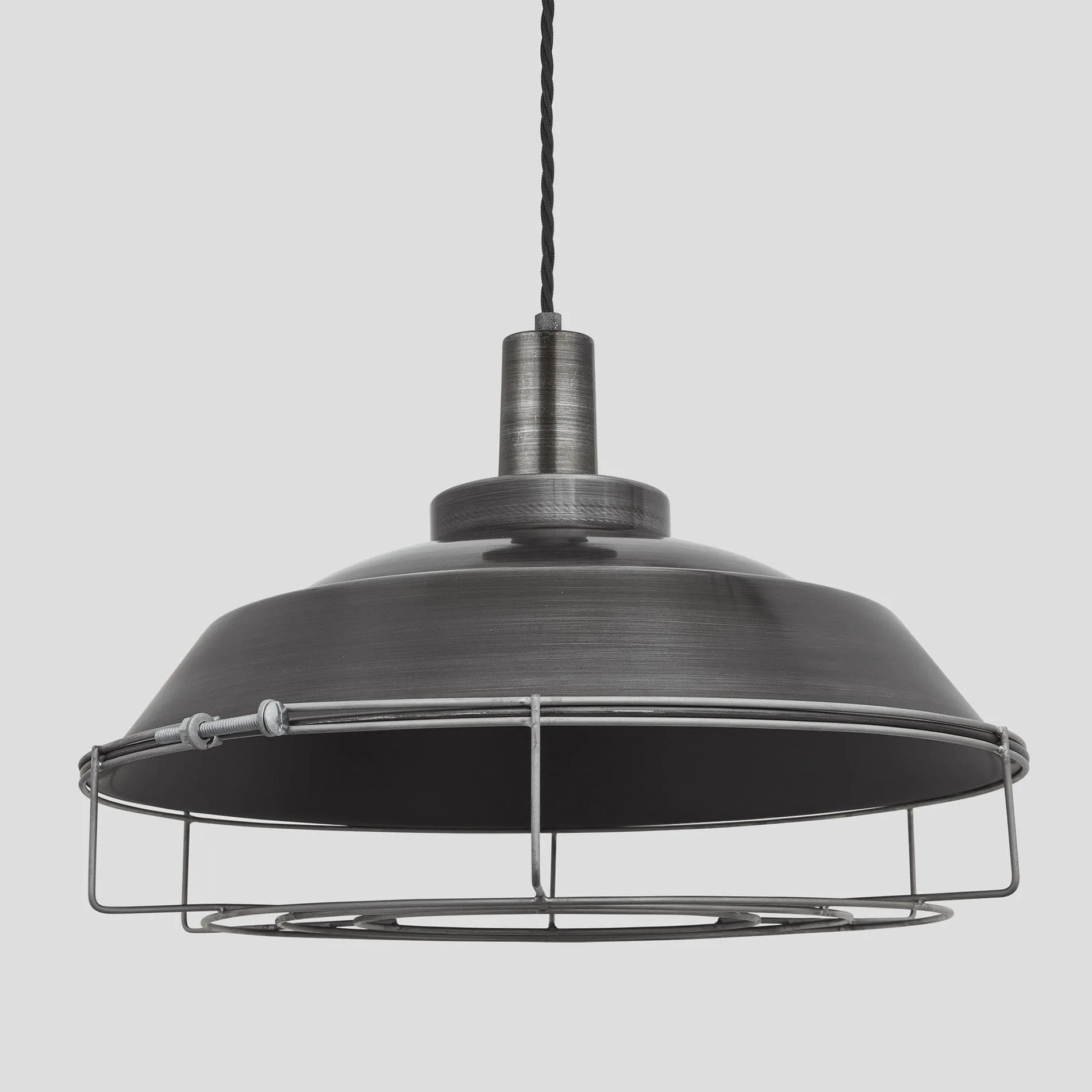 Sleek Step Pendant - 16 Inch - Pewter
