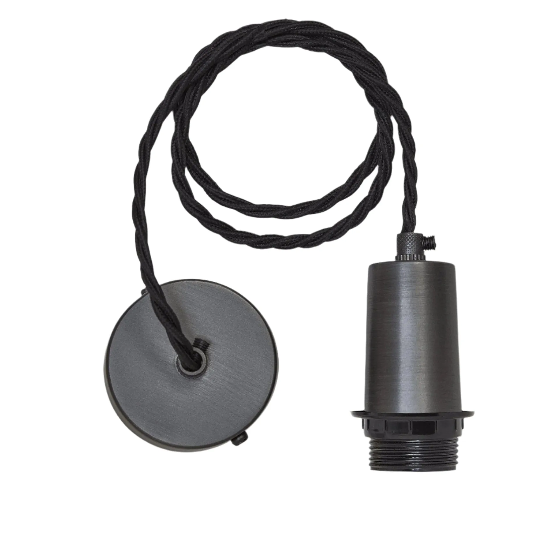 Sleek Step Pendant - 16 Inch - Pewter