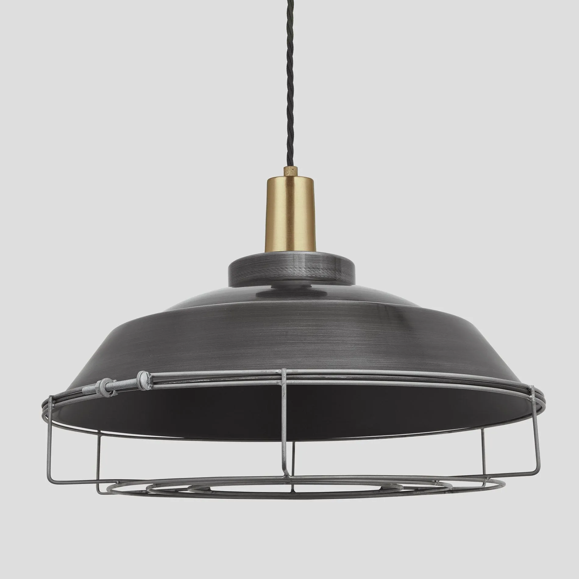Sleek Step Pendant - 16 Inch - Pewter