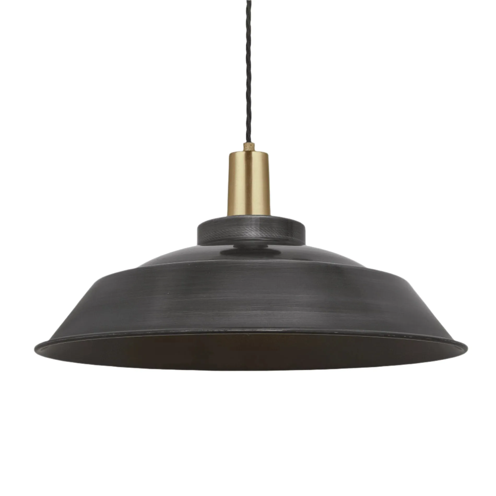 Sleek Step Pendant - 16 Inch - Pewter