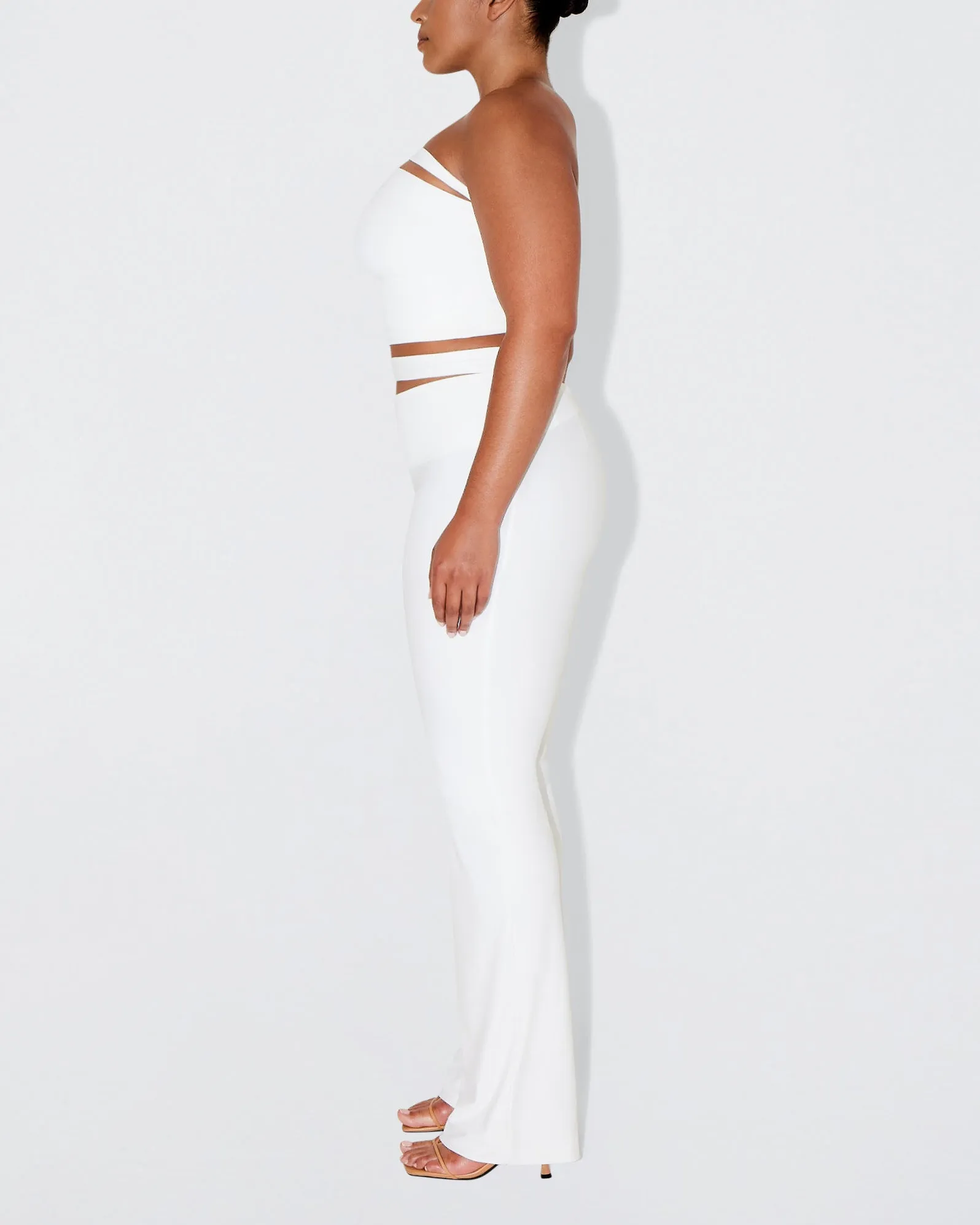 Sleek Stretch Tube Top | Bright White