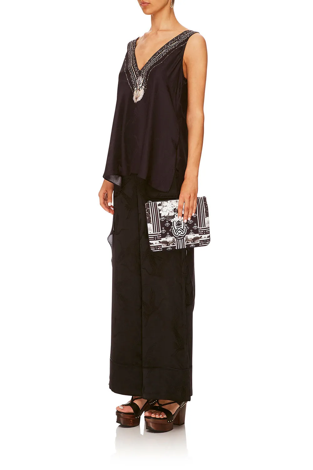 SMALL CANVAS CLUTCH WILD MOONCHILD