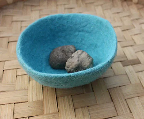 Small Felt Wool Bowls