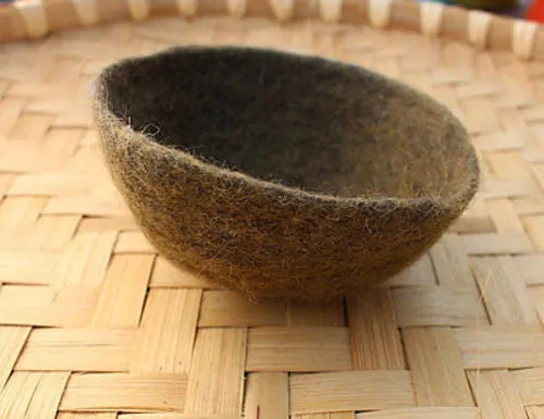 Small Felt Wool Bowls
