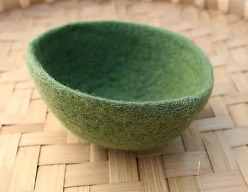 Small Felt Wool Bowls