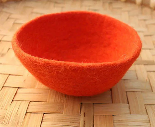 Small Felt Wool Bowls