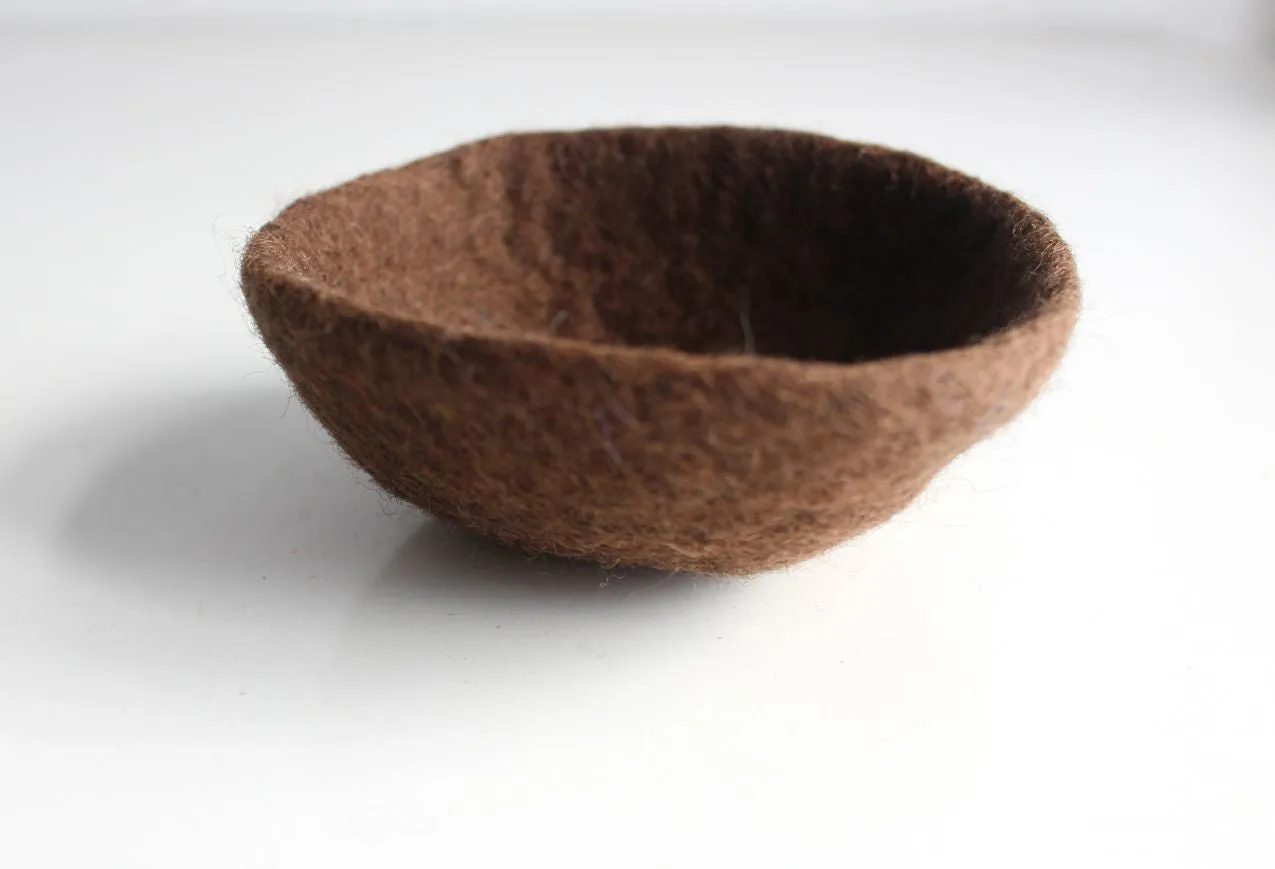 Small Felt Wool Bowls