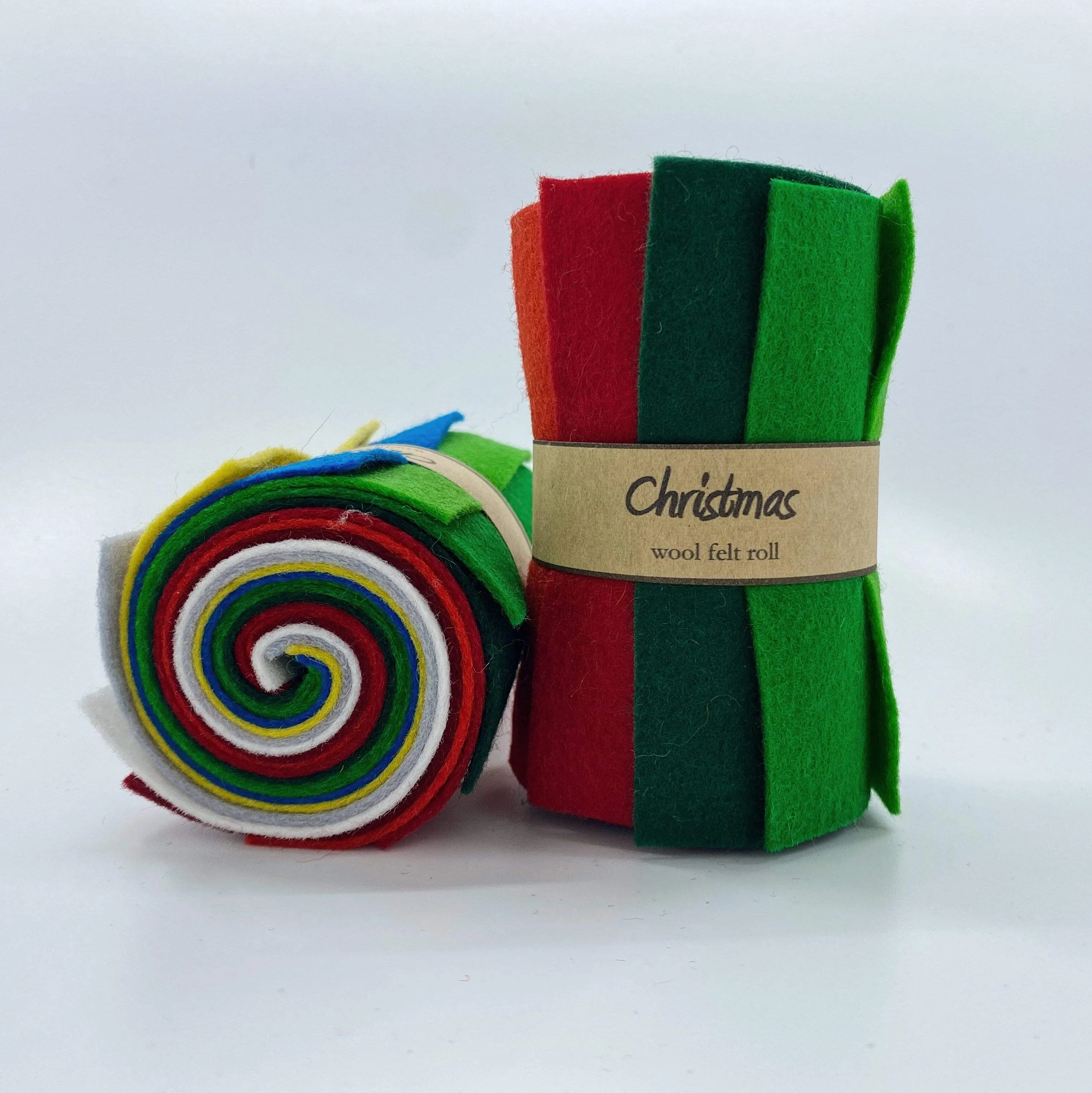 Small Wool Felt Roll - Christmas