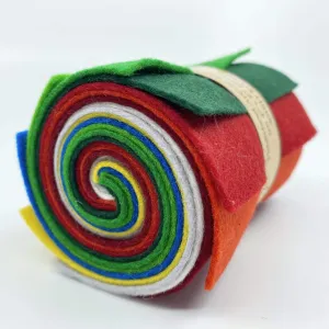 Small Wool Felt Roll - Christmas