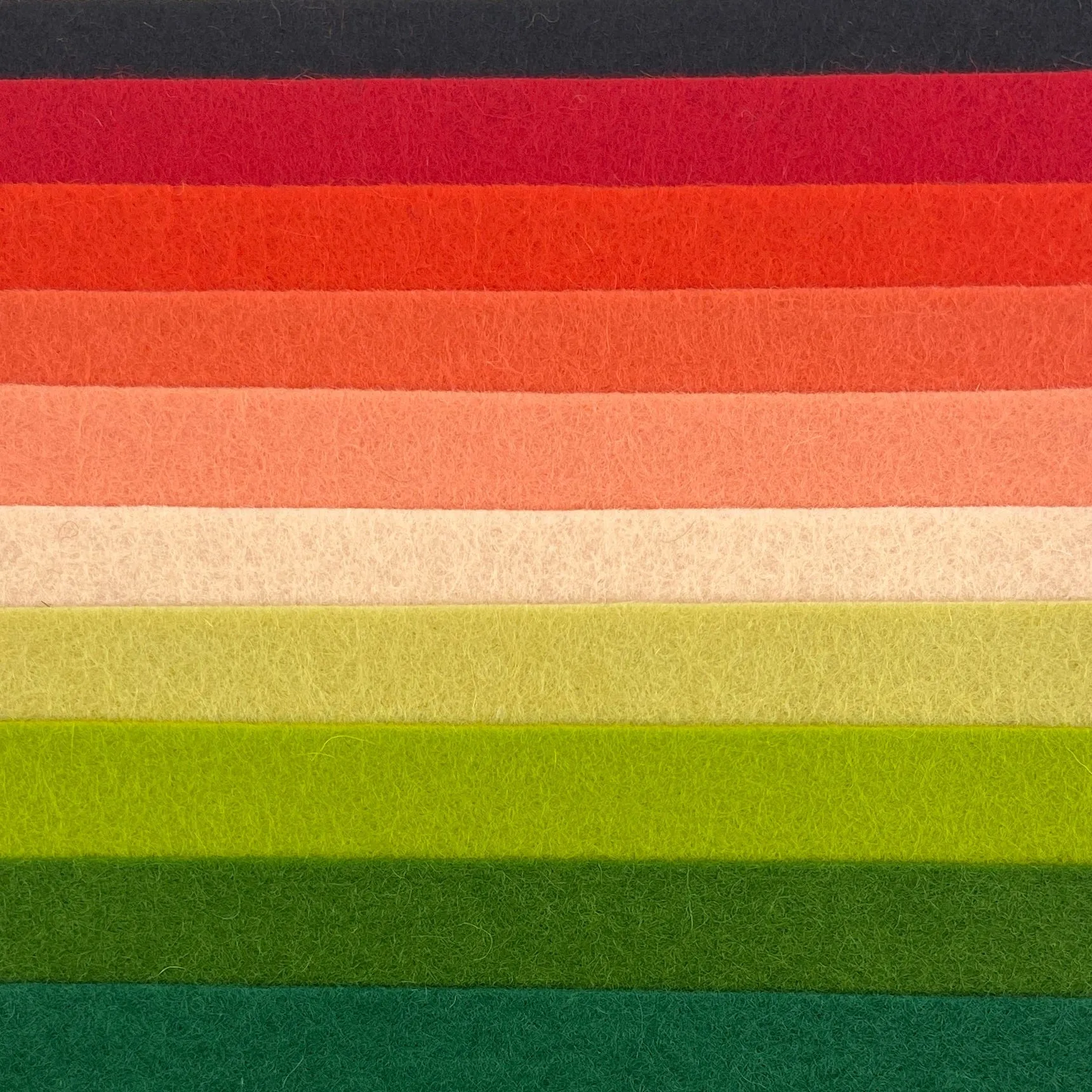 Small Wool Felt Roll - Watermelon