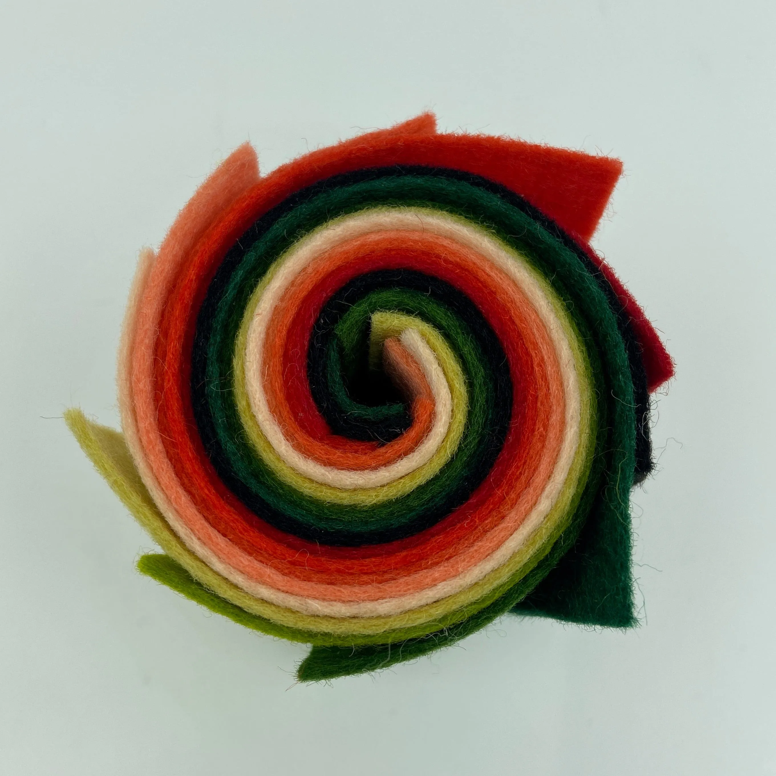Small Wool Felt Roll - Watermelon