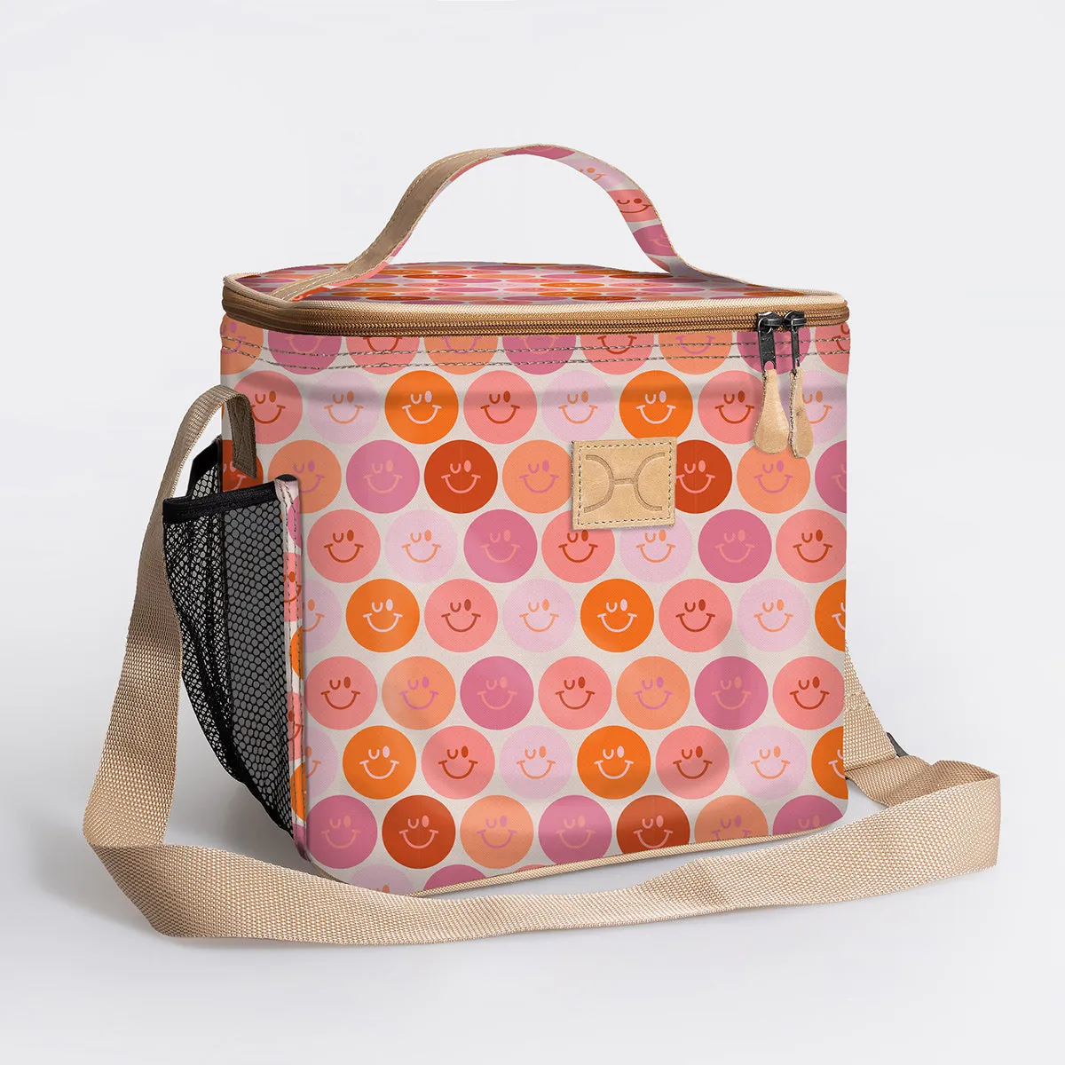Snack Box Cooler Laminated Fabric Hard Plastic Inner