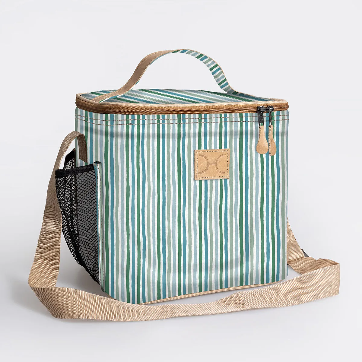 Snack Box Cooler Laminated Fabric Hard Plastic Inner