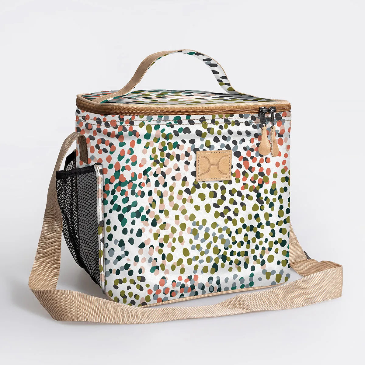 Snack Box Cooler Laminated Fabric Hard Plastic Inner