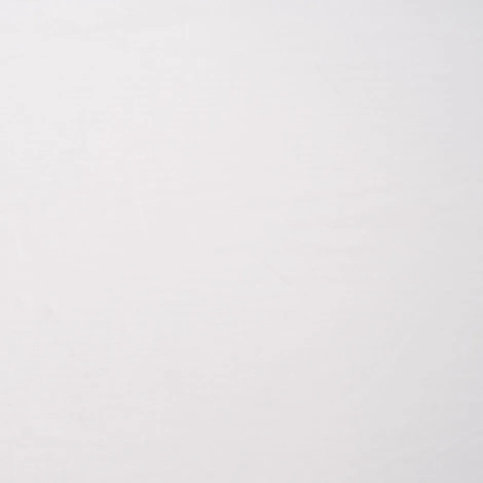 Snow White Plain Italian Pure Linen