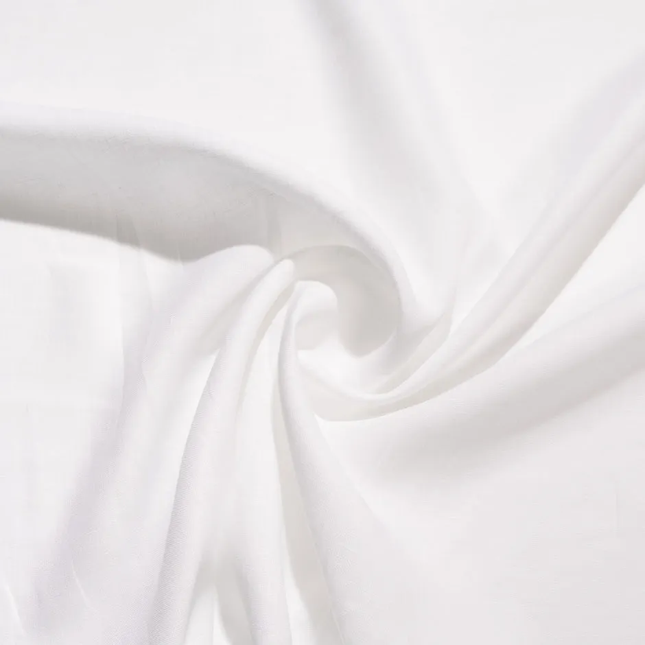 Snow White Plain Italian Pure Linen