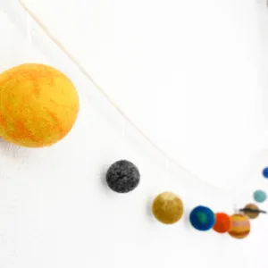 Solar System Space Garland