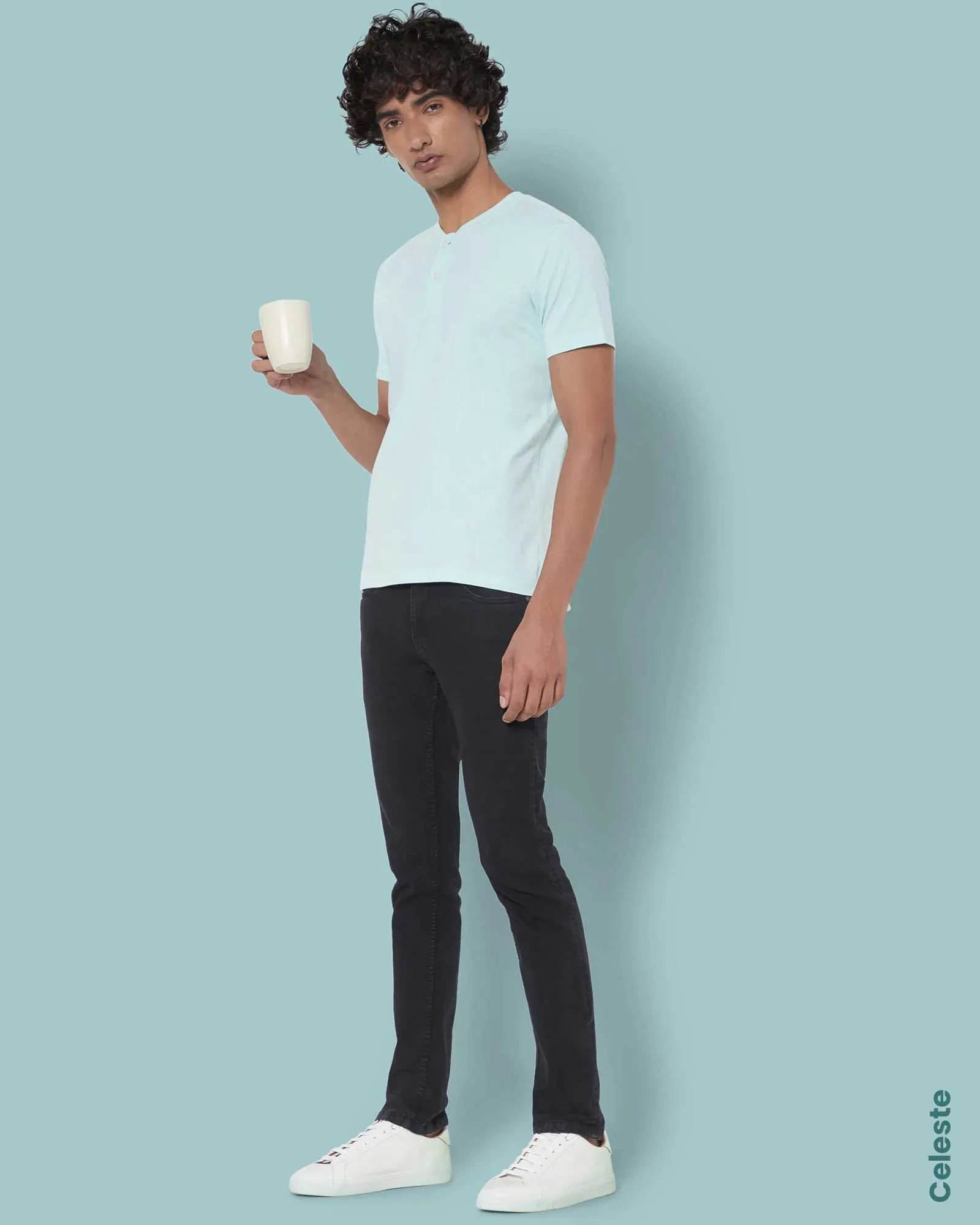 Solid Pack of 4: Henley