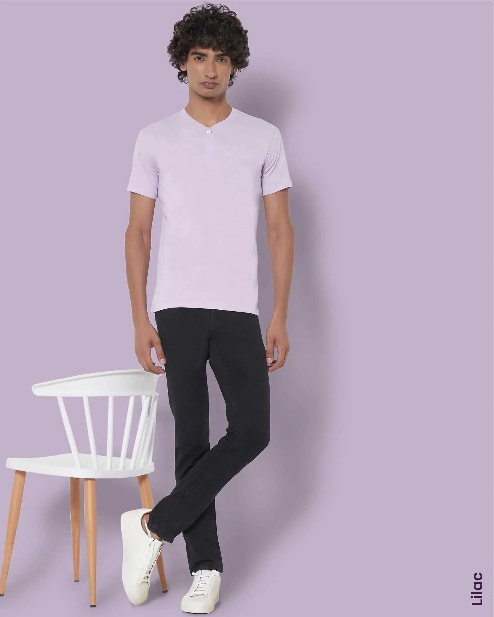 Solid Pack of 4: Henley
