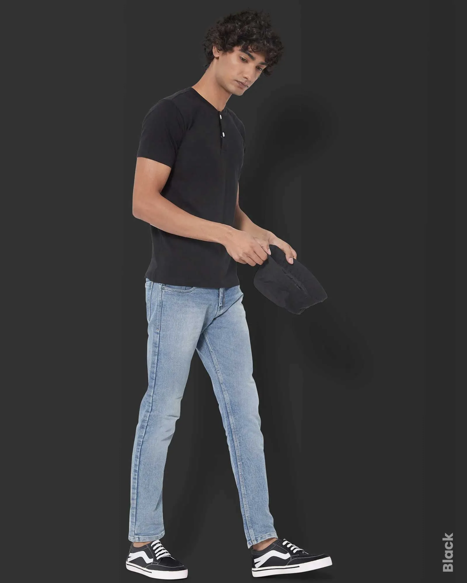 Solid Pack of 4: Henley