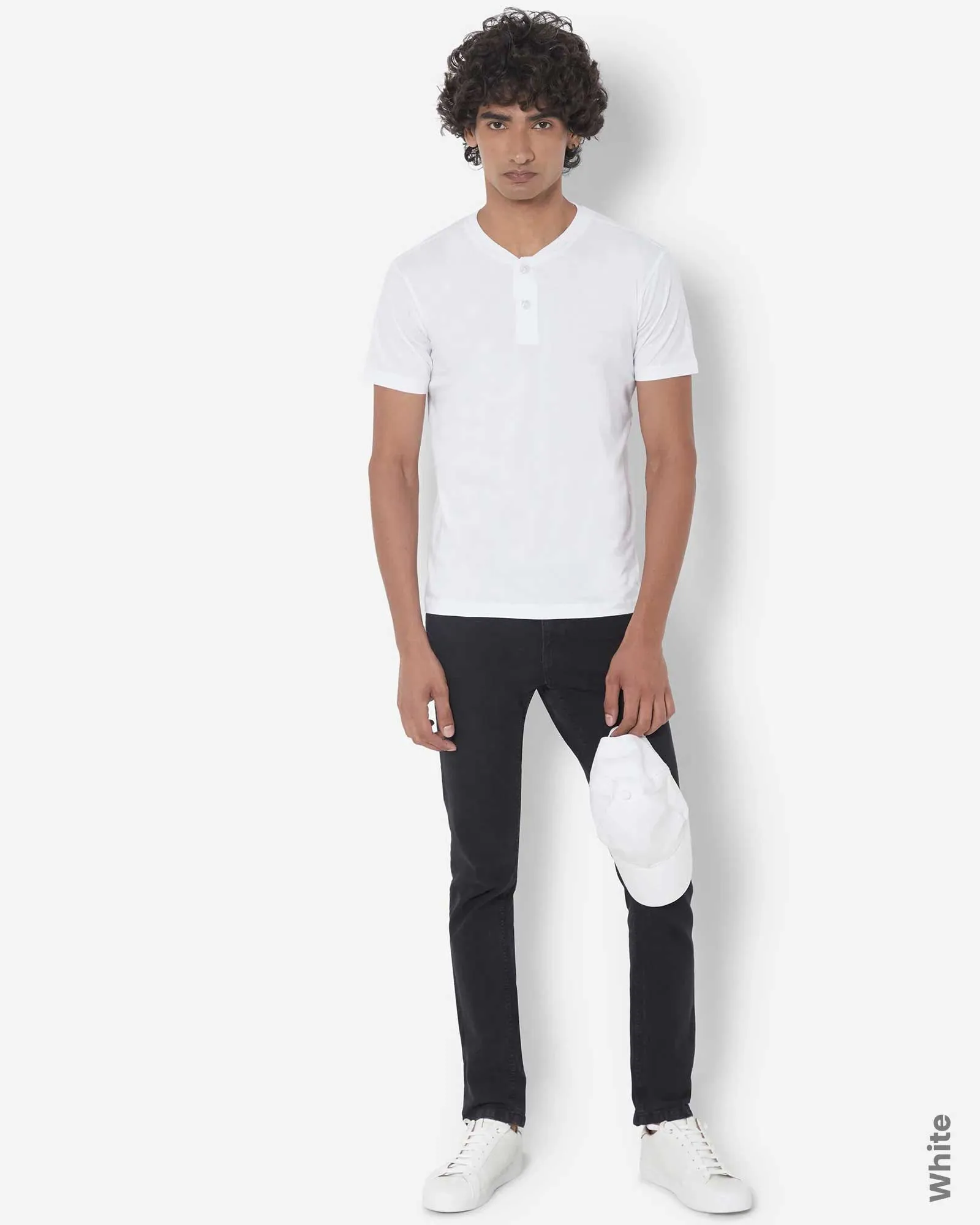 Solid Pack of 4: Henley