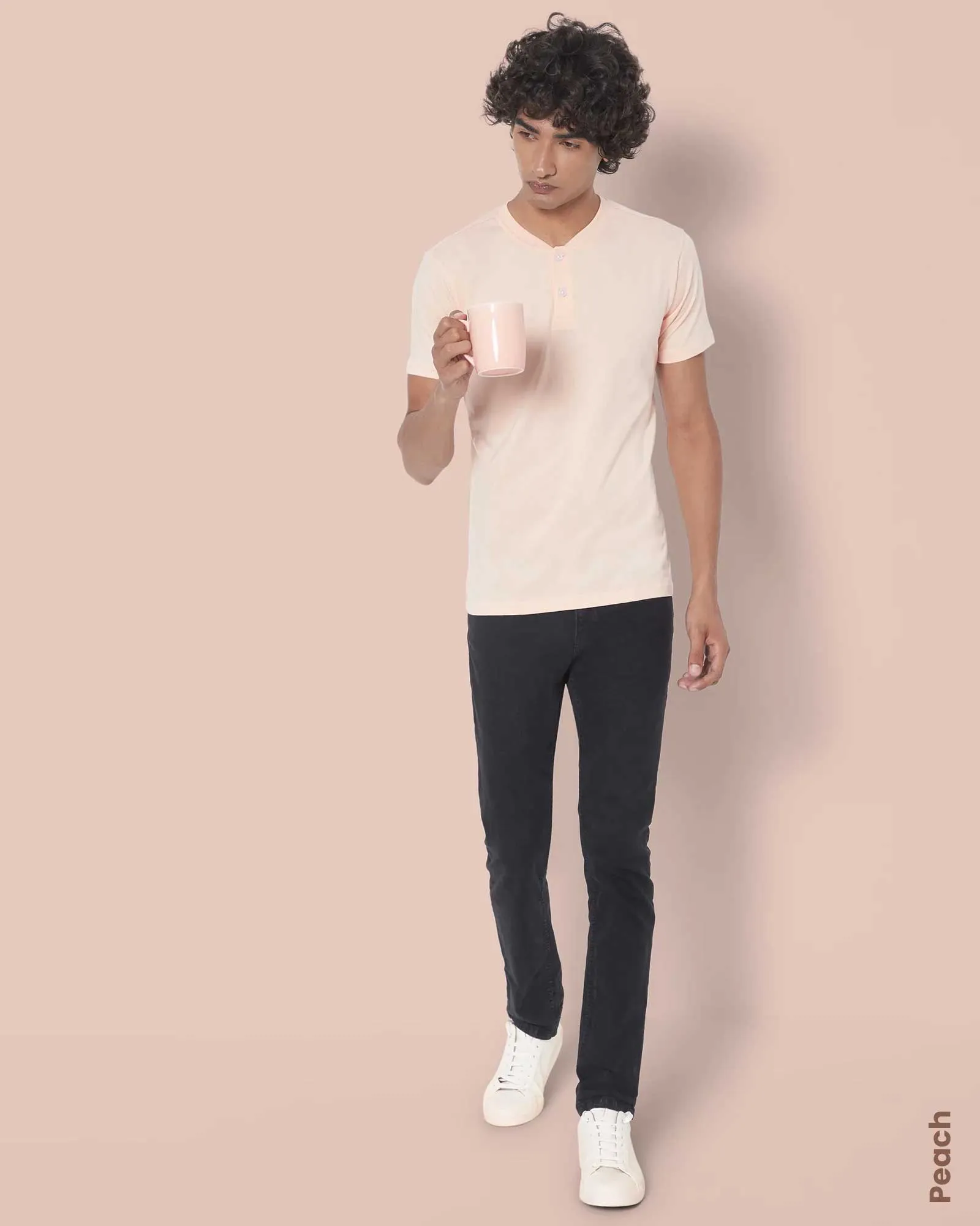 Solid Pack of 4: Henley