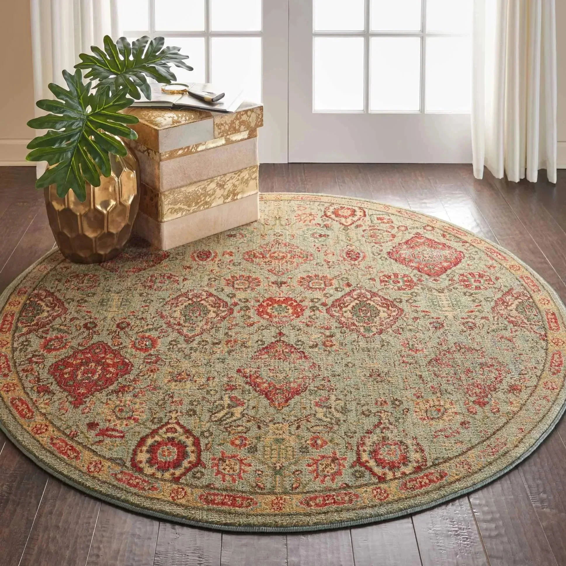 Somerset ST90 Light Green Rug