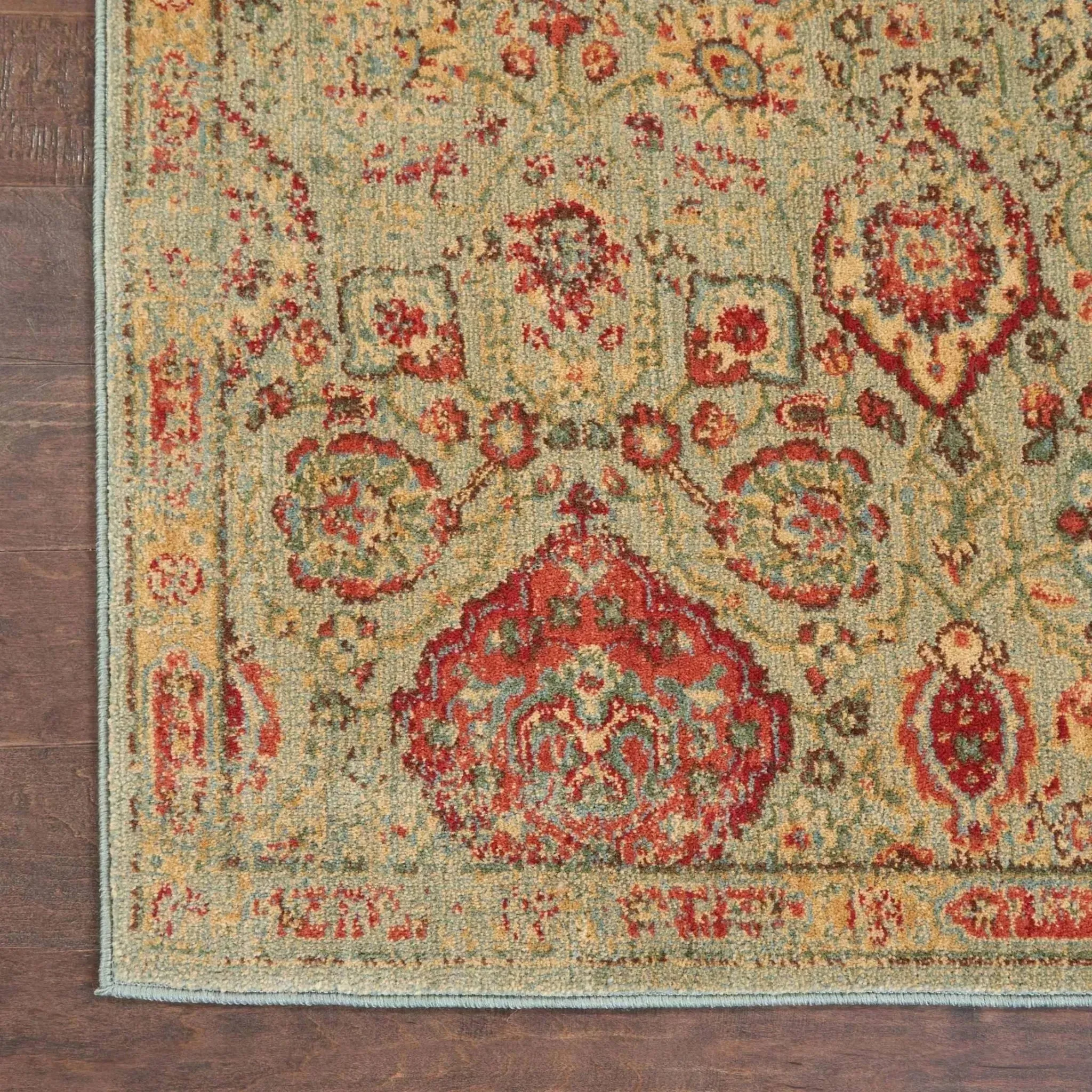 Somerset ST90 Light Green Rug