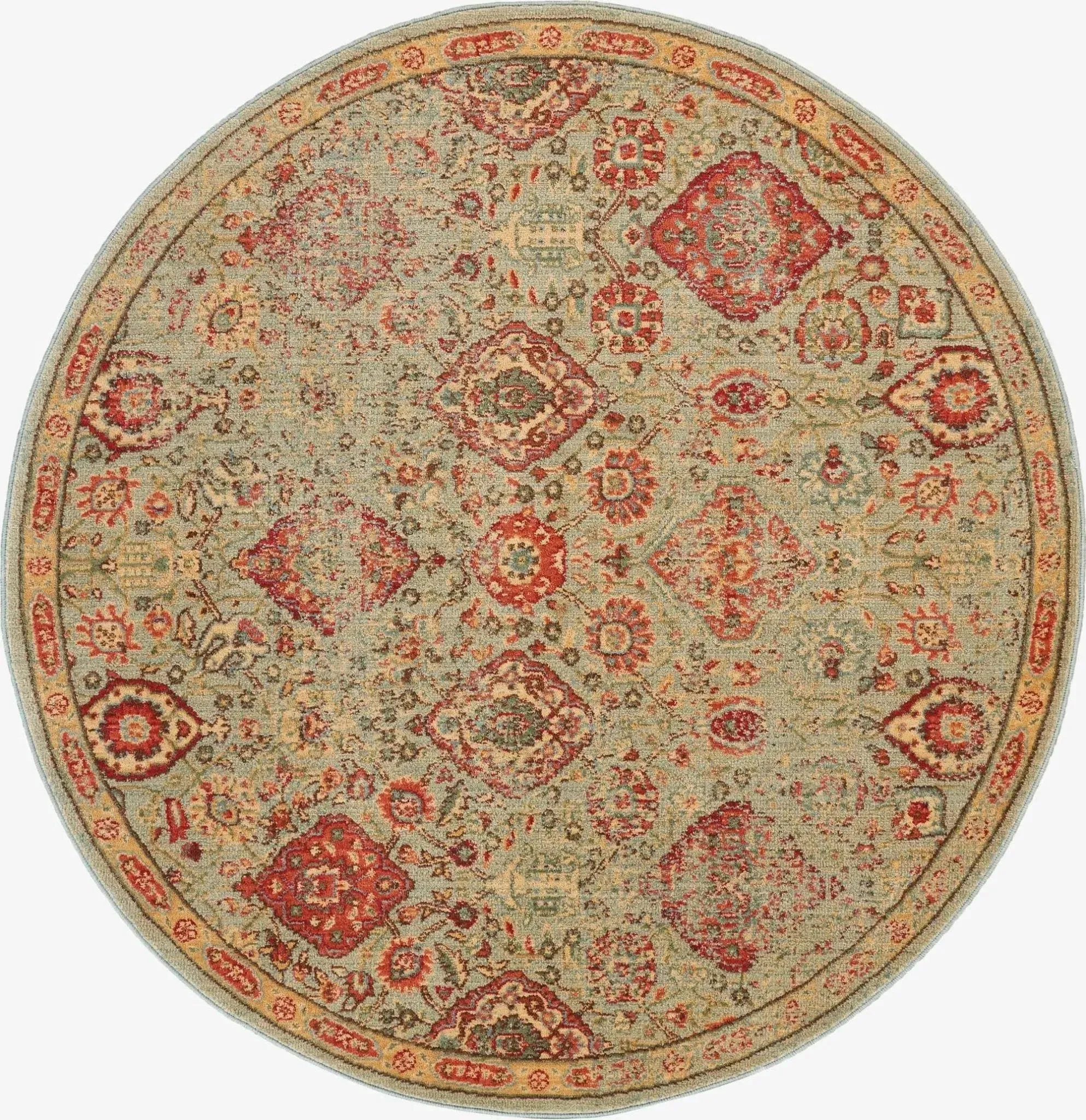 Somerset ST90 Light Green Rug