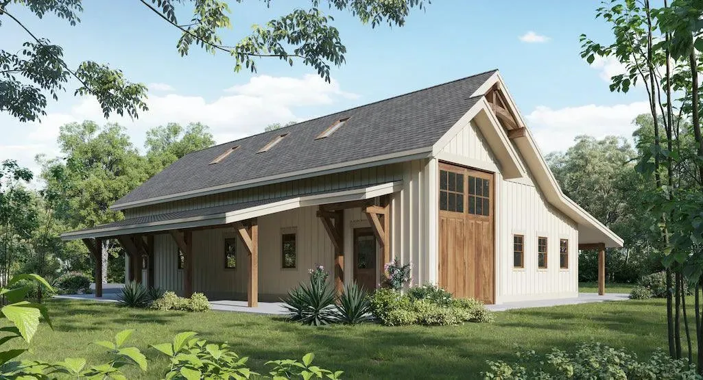 Spacious 4-Bay Garage with Functional Design