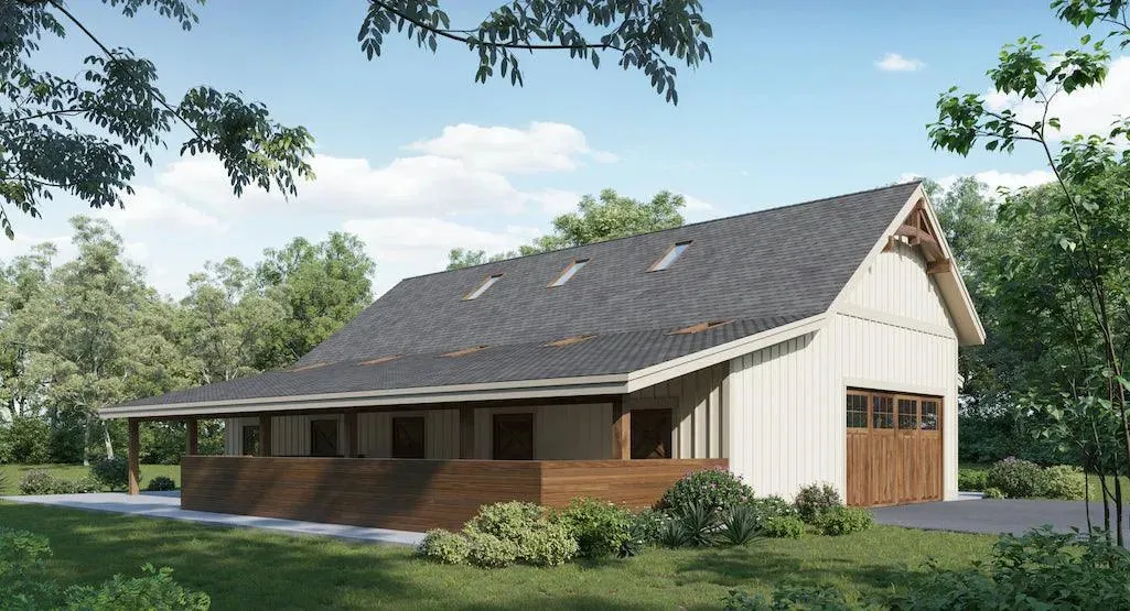 Spacious 4-Bay Garage with Functional Design