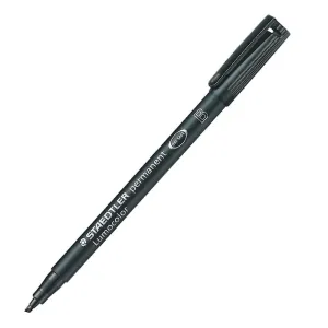 Staedtler Lumocolor Permanent Marker Black - Broad