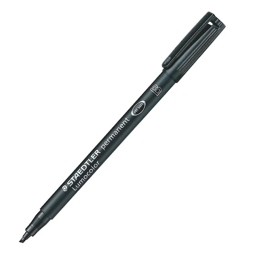 Staedtler Lumocolor Permanent Marker Black - Broad