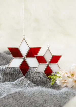 Stella - Christmas stars - Red | White