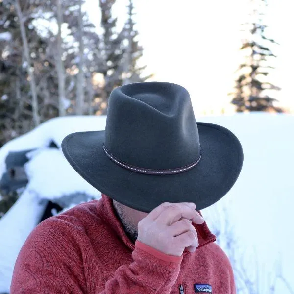 Stetson Gallatin Outdoor Crushable Wool Hat - Sage
