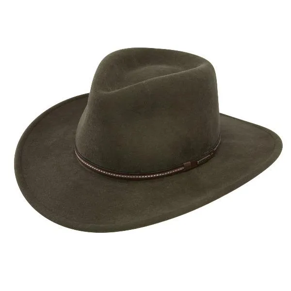 Stetson Gallatin Outdoor Crushable Wool Hat - Sage