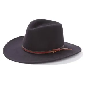 Stetson Wool Crushable Western Hat - Bozeman in Black