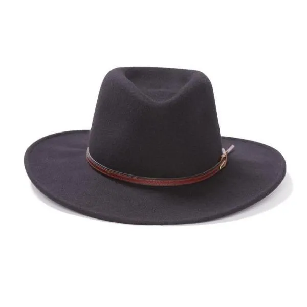 Stetson Wool Crushable Western Hat - Bozeman in Black