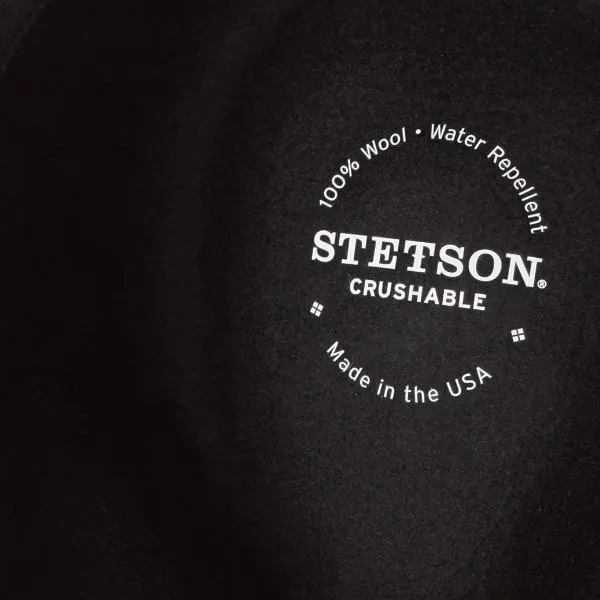 Stetson Wool Crushable Western Hat - Bozeman in Black